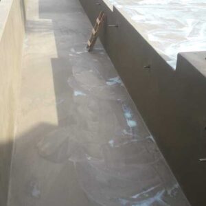 Obra da piscina